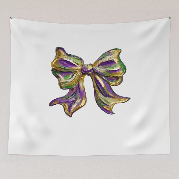 Item preview, Mardi Gras Bow Brushstroke designed and sold by Kapralovpavel.