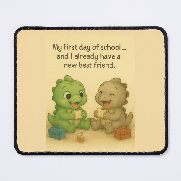 Item preview, Little Dino – Heartwarming Lunchtime First Day of School by FunscapeHQ designed and sold by FunscapeHQ.