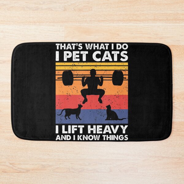 Item preview, Lift Heavy Pet Cats I Know Things designed and sold by nyuliosaero.