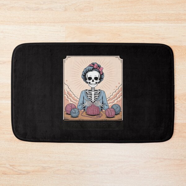 Item preview, Skeleton The Crocheter Mom Tarot Card Knitter Crochet Lover designed and sold by tlallimicrichi.
