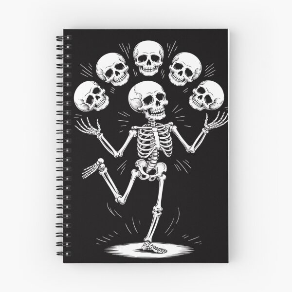 Item preview, Skeleton Juggling Skulls - Juggle Circus Lover designed and sold by tlallimicrichi.