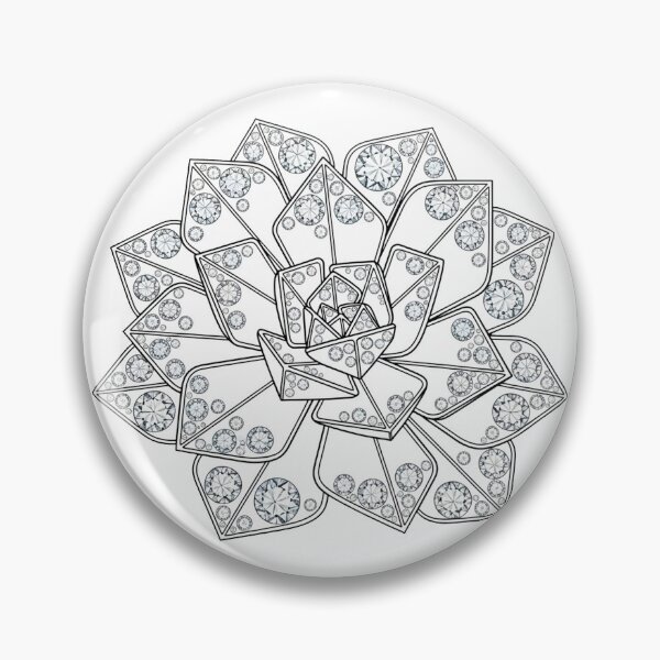Item preview, Diamond Succulent - Vintage Jewel Botany & Crystal Alchemy designed and sold by Credisaim.