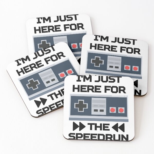 Item preview, I’m Just Here for the Speedrun – Retro Controller Design designed and sold by PHRASEandSTYLE.