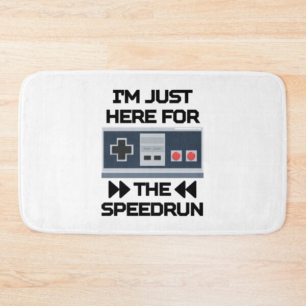 Item preview, I’m Just Here for the Speedrun – Retro Controller Design designed and sold by PHRASEandSTYLE.