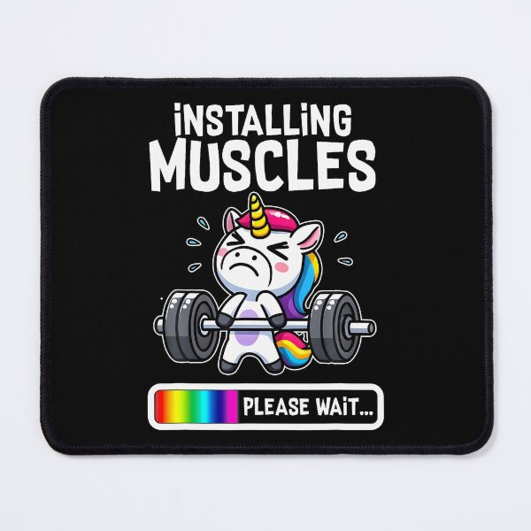 Item preview, Installing Muscles Please Wait Unicorn designed and sold by nyuliosaero.