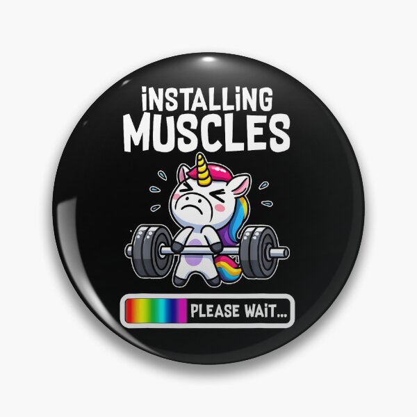 Item preview, Installing Muscles Please Wait Unicorn designed and sold by nyuliosaero.