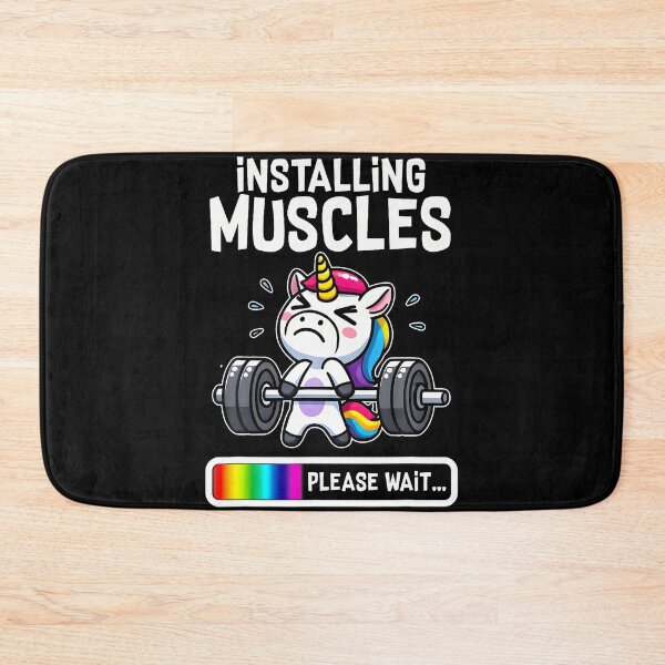 Item preview, Installing Muscles Please Wait Unicorn designed and sold by nyuliosaero.