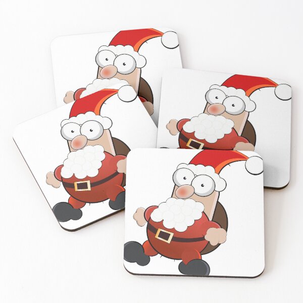 Item preview, Funny Cartoon Santa Claus Illustration – Cute Christmas Character with Big Eyes designed and sold by Fashion Empire.