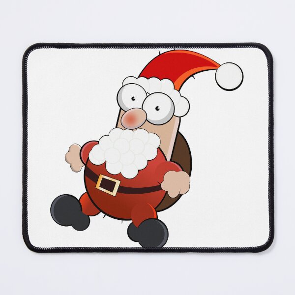 Item preview, Funny Cartoon Santa Claus Illustration – Cute Christmas Character with Big Eyes designed and sold by Fashion Empire.