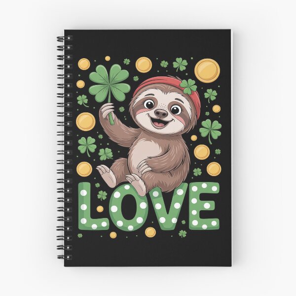 Item preview, Leprechaun Sloth love Irish Shamrock St Patricks Day 2026 designed and sold by RonnasJackson.