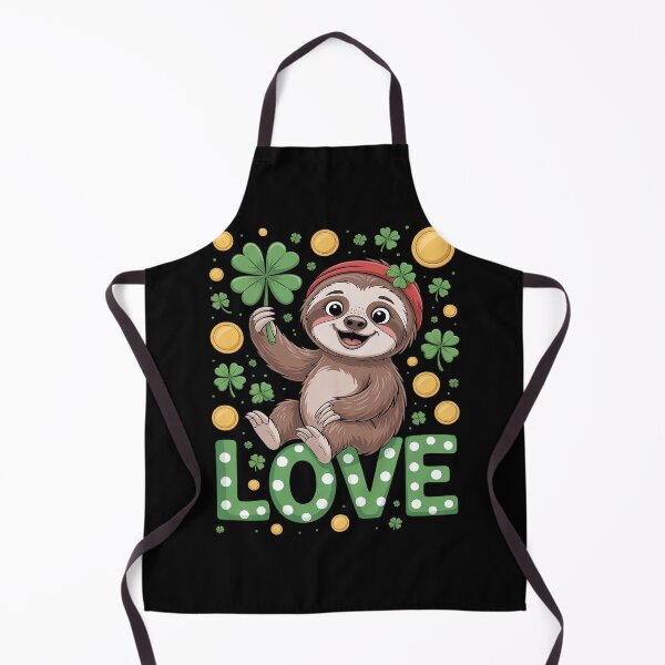 Item preview, Leprechaun Sloth love Irish Shamrock St Patricks Day 2026 designed and sold by RonnasJackson.