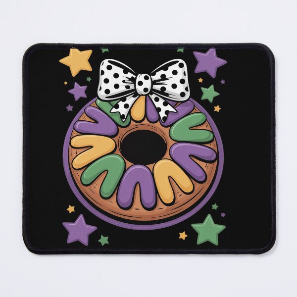Item preview, King Cake Coquette Bow Beads Happy Mardi Gras designed and sold by RonnasJackson.
