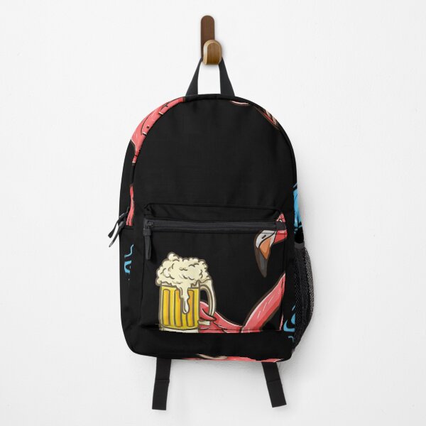 Item preview, Flamingo Drinking Beer Retro designed and sold by PhyllisHelen.