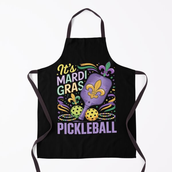 Item preview, Mardi Gras Pickleball Player Team Costume Masked Beads designed and sold by RonnasJackson.