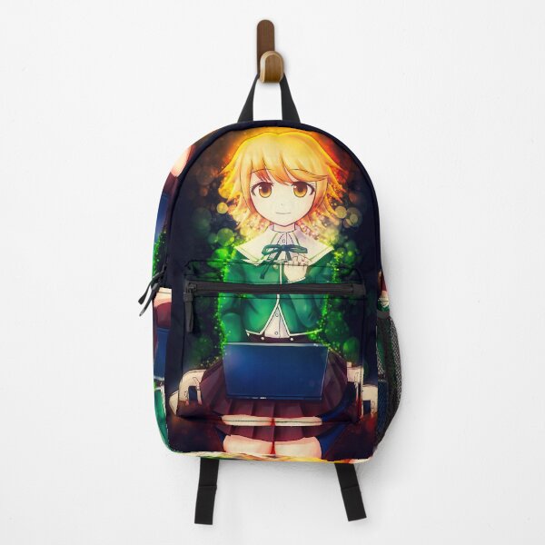 Item preview, Chihiro Fujisaki Bright Danganronpa Genius Surrounded By Digital Green Glow designed and sold by thedarvills.