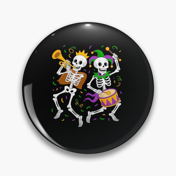 Item preview, Mardi Gras Skeleton designed and sold by RonnasJackson.