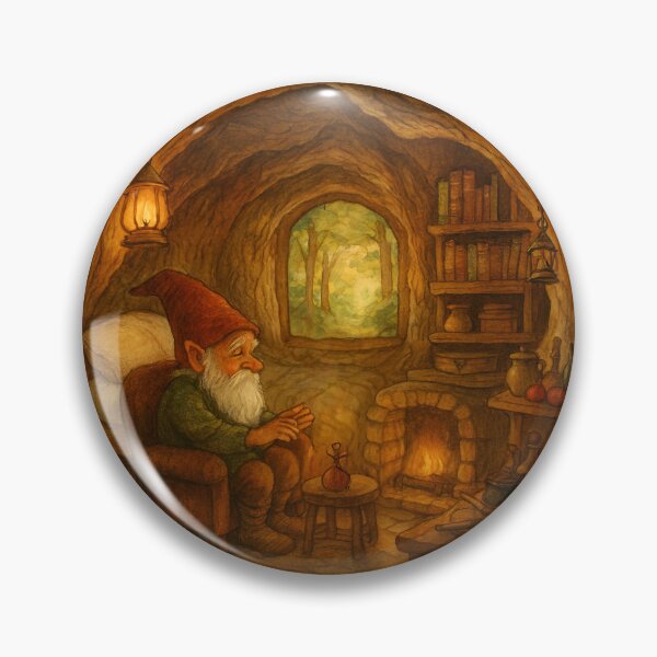 Item preview, Cozy Gnome Home – FunscapeHQ Storybook Woodland Wall Art for Dreamy Spaces designed and sold by FunscapeHQ.