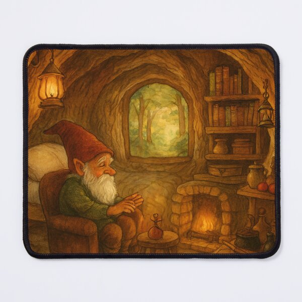 Item preview, Cozy Gnome Home – FunscapeHQ Storybook Woodland Wall Art for Dreamy Spaces designed and sold by FunscapeHQ.