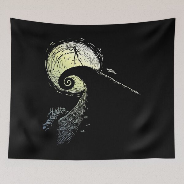 Item preview, The Nightmare Before Christmas Jack Spiral Hill designed and sold by ciejkale9.