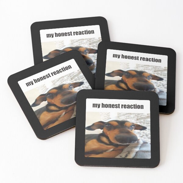 Item preview, My Honest Reaction Dog Meme designed and sold by Shinyvana.