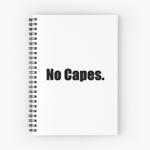Item preview, No Capes  designed and sold by Daniel Schorr.