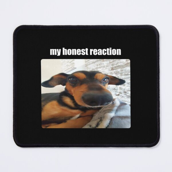 Item preview, My Honest Reaction Dog Meme designed and sold by Shinyvana.