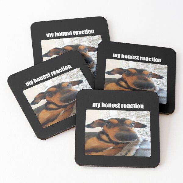 Item preview, My Honest Reaction Dog Meme designed and sold by Shinyvana.