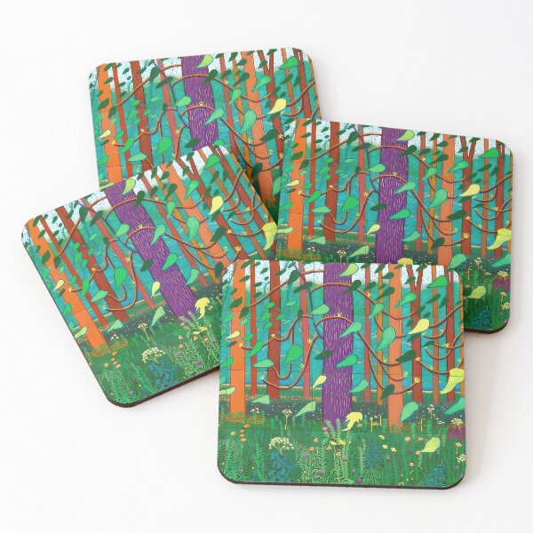 Item preview, Vibrant Forest Leaf Pattern Scene designed and sold by JColeUWin.