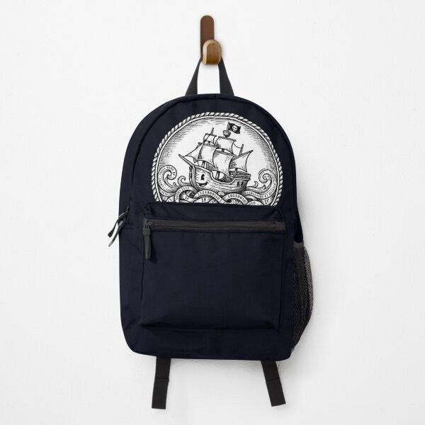Item preview, Coding Pirate Ship Binary Code Woodcut Art designed and sold by neverhappened.