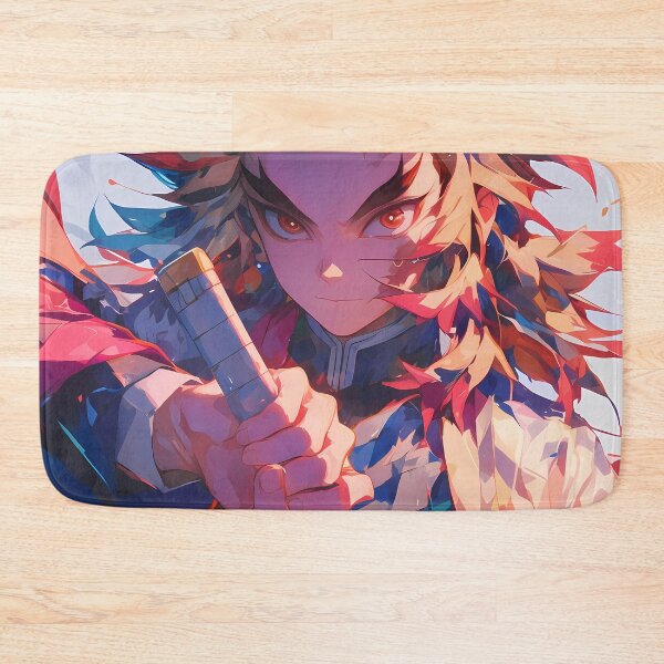 Item preview, Kyojuro Rengoku Demon Slayer Anime Flame Heroic Resolve designed and sold by thedarvills.