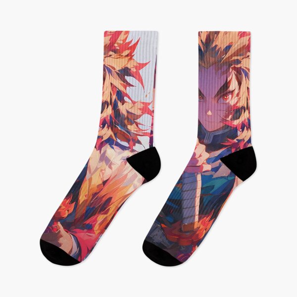 Item preview, Kyojuro Rengoku Demon Slayer Anime Flame Heroic Resolve designed and sold by thedarvills.