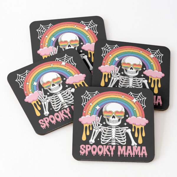Item preview, Spooky Mama Rainbow Skeleton Halloween designed and sold by Eskomeranola.