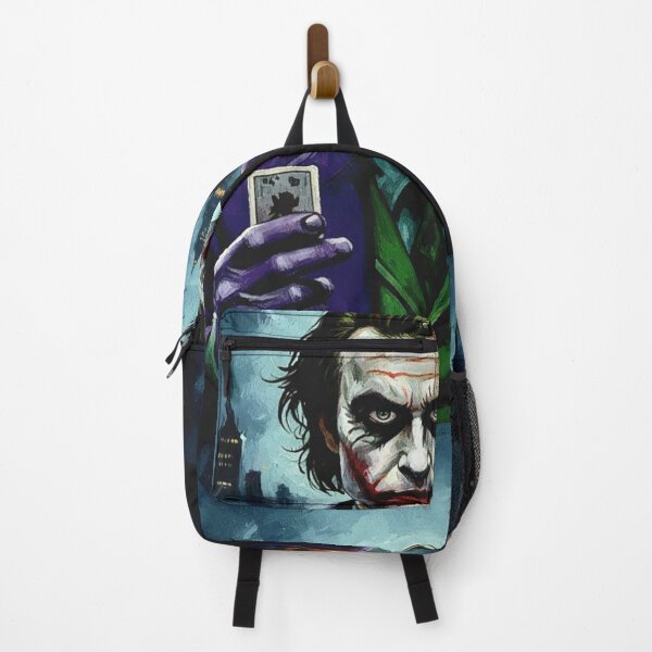 Item preview, Clown Prince of Crime Portrait | Anarchist Villain Impasto Art | Urban Chaos Playing Card Poster designed and sold by Art's Diner.