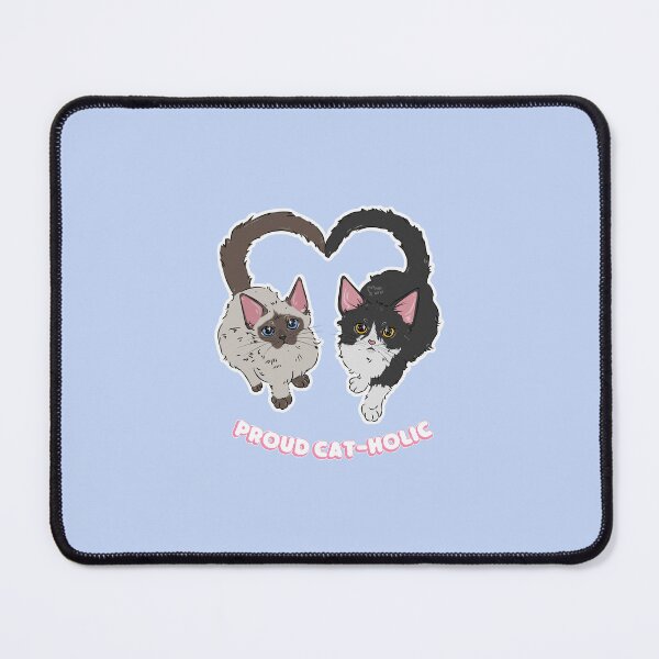 Item preview, Proud cat-holic | tuxedo and siamese cat duo designed and sold by annx-arsr.