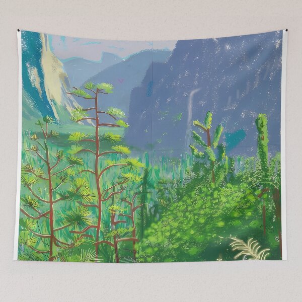 Item preview, Mountain Forest Bright Nature Scene designed and sold by JColeUWin.