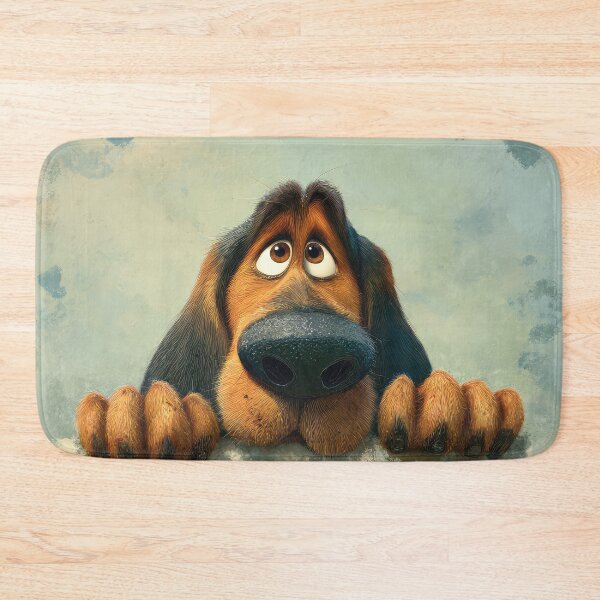 Item preview, Bloodhound Peeking over Wall 01 designed and sold by Elisabeth Lucas.