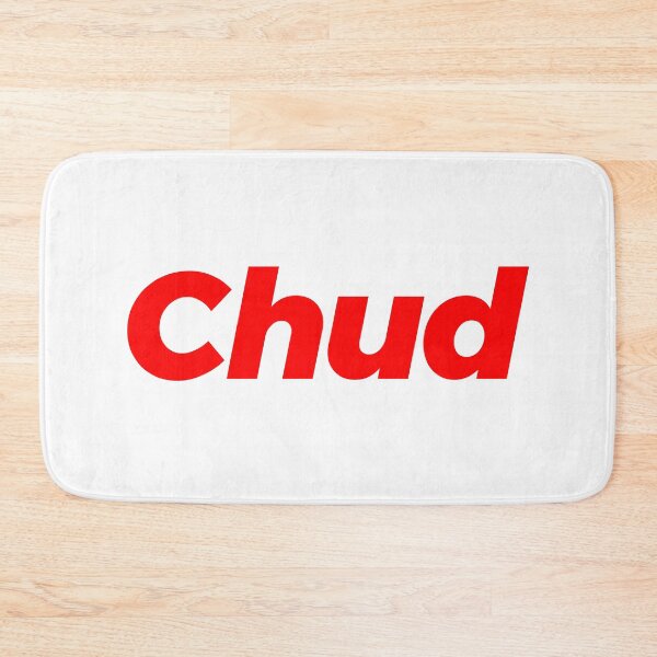 Item preview, Chud, Red Italic Bold Memes designed and sold by Memes N Lore .