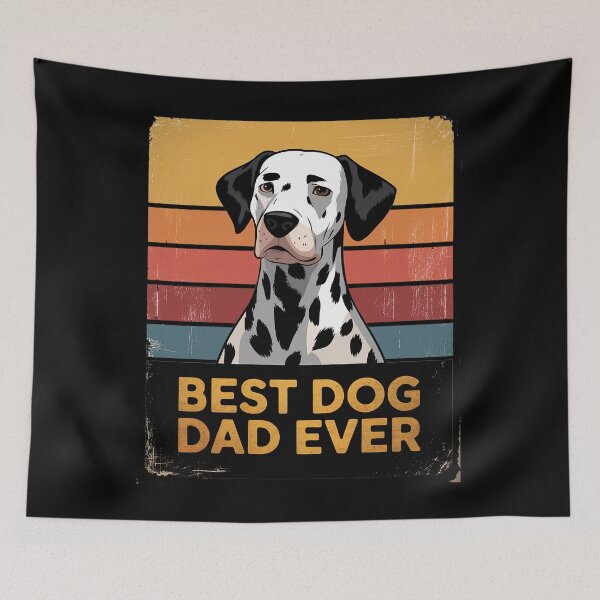 Item preview, Men's Mens Quote Best Dog Dad Ever Vintage Dalmatian designed and sold by Rrettgison.