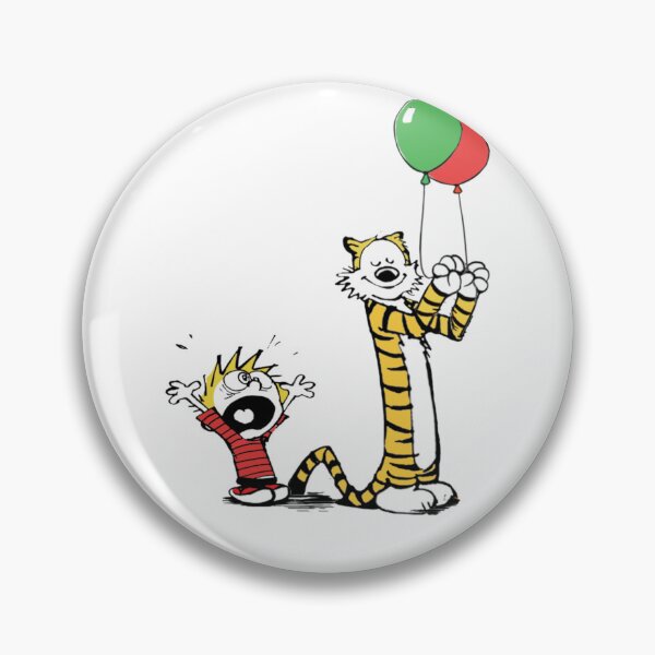 Item preview, Calvin and Hobbes Retro Funny Sticker designed and sold by Carley Peter.