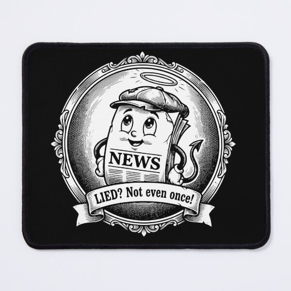 Item preview, Fake News Retro Cartoon Newspaper Satire designed and sold by neverhappened.