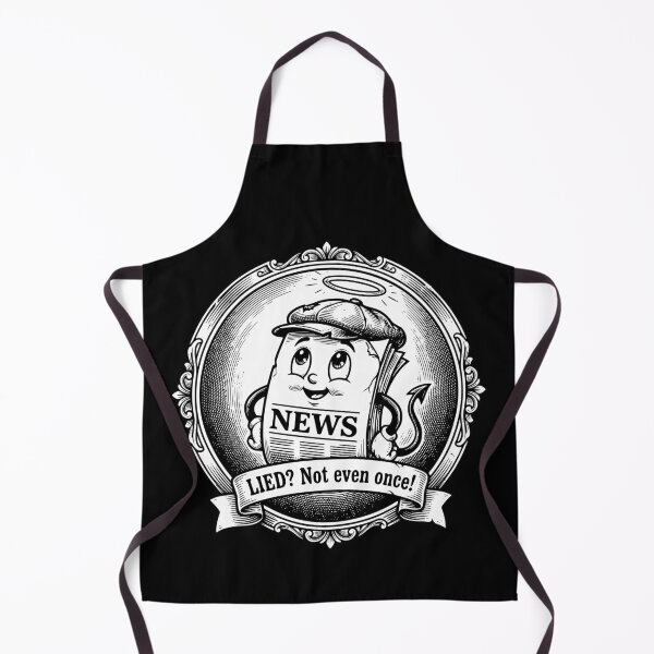 Item preview, Fake News Retro Cartoon Newspaper Satire designed and sold by neverhappened.