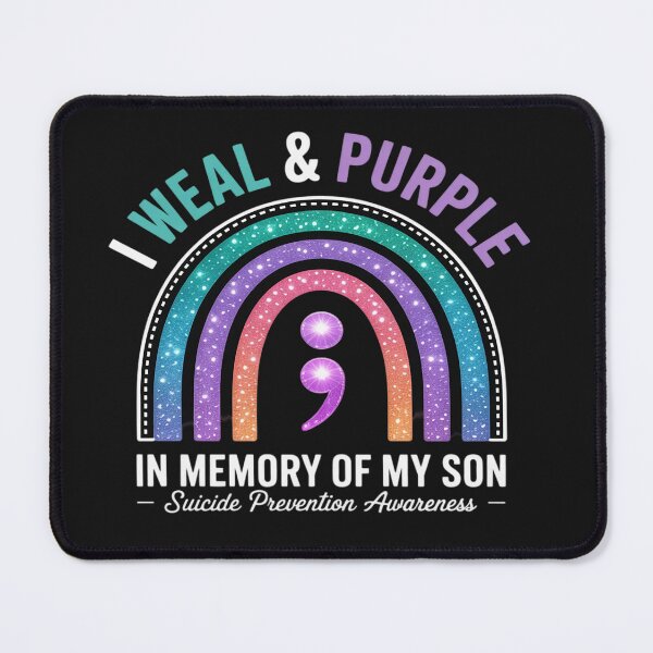 Item preview, Suicide Prevention Awareness I Wear Teal Purple For My Son 3 designed and sold by Eskomeranola.