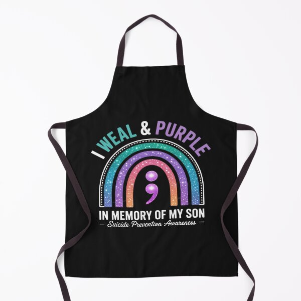 Item preview, Suicide Prevention Awareness I Wear Teal Purple For My Son 3 designed and sold by Eskomeranola.