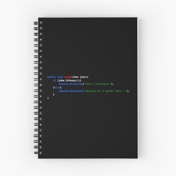 Item preview, C# Code Humor: Laugh or Wait for a Better Joke designed and sold by WayOutWorks.