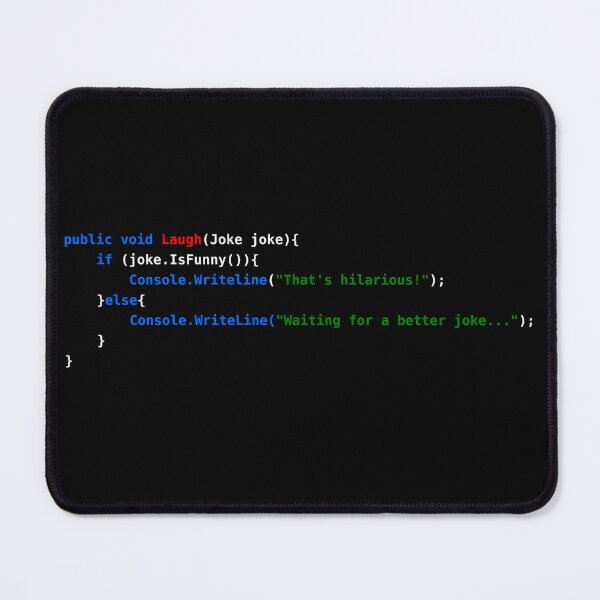Item preview, C# Code Humor: Laugh or Wait for a Better Joke designed and sold by WayOutWorks.