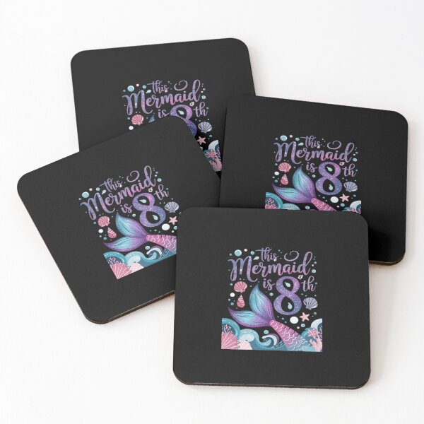 Item preview, Mermaid is 8 Yrs Old 8th Birthday Girl Mermazing Theme designed and sold by Rrettgison.