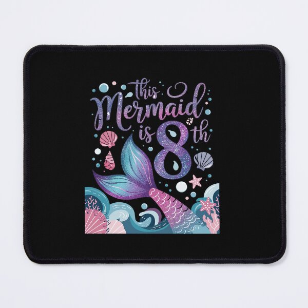 Item preview, Mermaid is 8 Yrs Old 8th Birthday Girl Mermazing Theme designed and sold by Rrettgison.