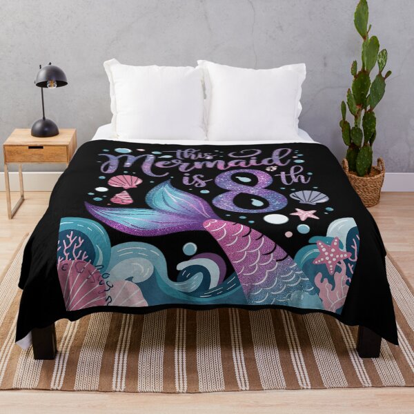 Item preview, Mermaid is 8 Yrs Old 8th Birthday Girl Mermazing Theme designed and sold by Rrettgison.