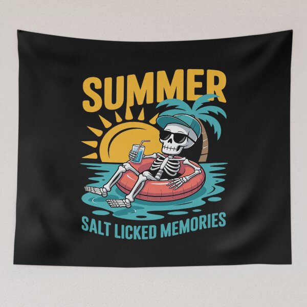 Item preview, Summer Skeleton - Salt Licked Memories designed and sold by Eskomeranola.