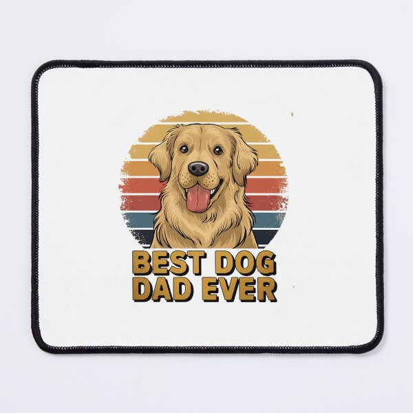 Item preview, Men's Mens Quote Best Dog Dad Ever Vintage Golden designed and sold by Rrettgison.